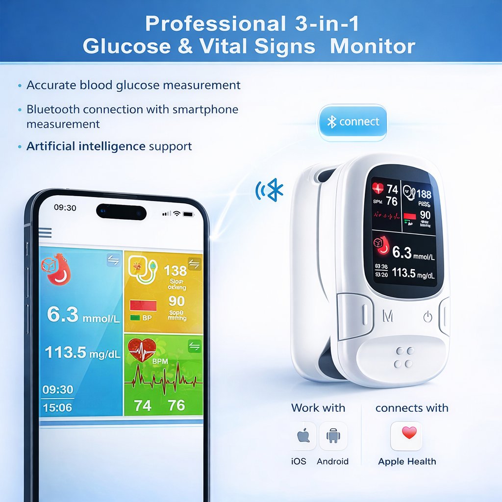 Limited Time 69% OFF TLWQRLD™  Non-Invasive Blood Glucose Meter 99.9% Accuracy