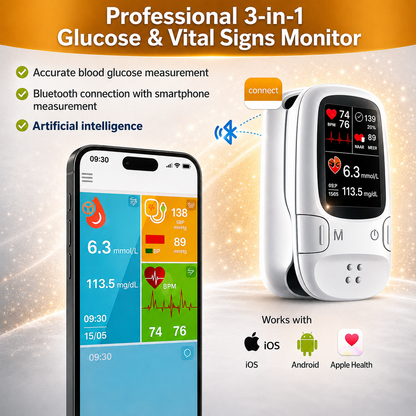 Limited Time 69% OFF TLWQRLD™  Non-Invasive Blood Glucose Meter 99.9% Accuracy